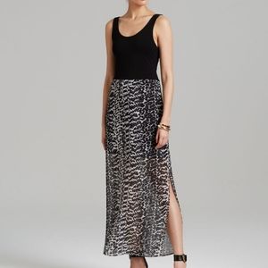 VinceCamutoMaxi Dress Animal Track Chiffon…